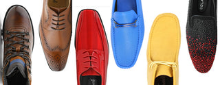 colored shoes