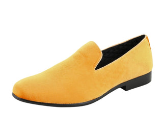 Velvet slippers for men best men's slip on dress shoes yellow amali aries main
