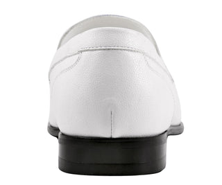 mens white loafers