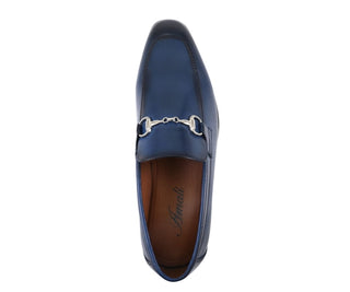 mens navy loafers