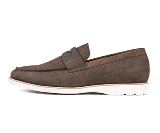 amali elias brown slip on mens shoes side