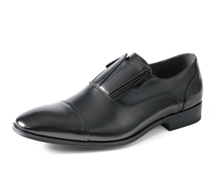 Mens Cap Toe Dress Shoes Black Fast Shipping Just Men's Shoes