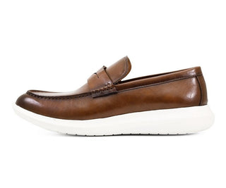 brown penny loafers