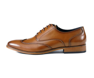 brown wingtip shoes