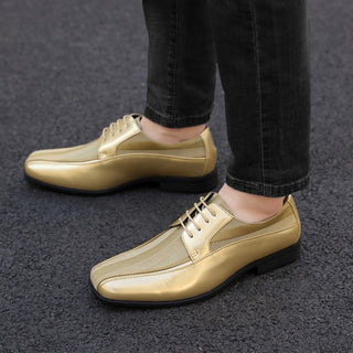 mens gold dress shoes