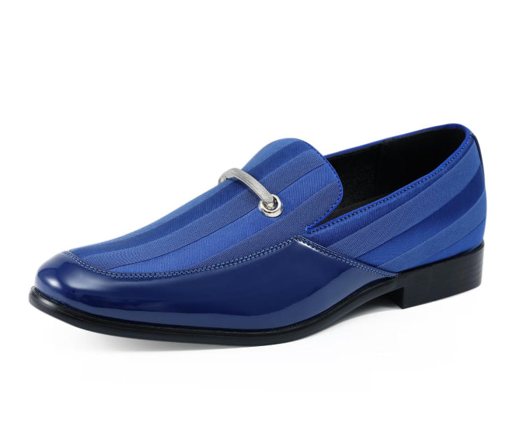 Royal Blue Loafers | Mattia by Amali | Just Men