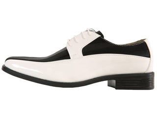 black and white mens dress shoes