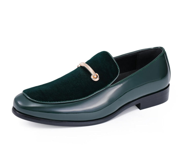 Dark Green Loafers | Andrew by Amali | Just Men`s Shoes Green / 8.5 Dark Green Loafers | Andrew by Amali | Just Men`s Shoes Green / 8.5