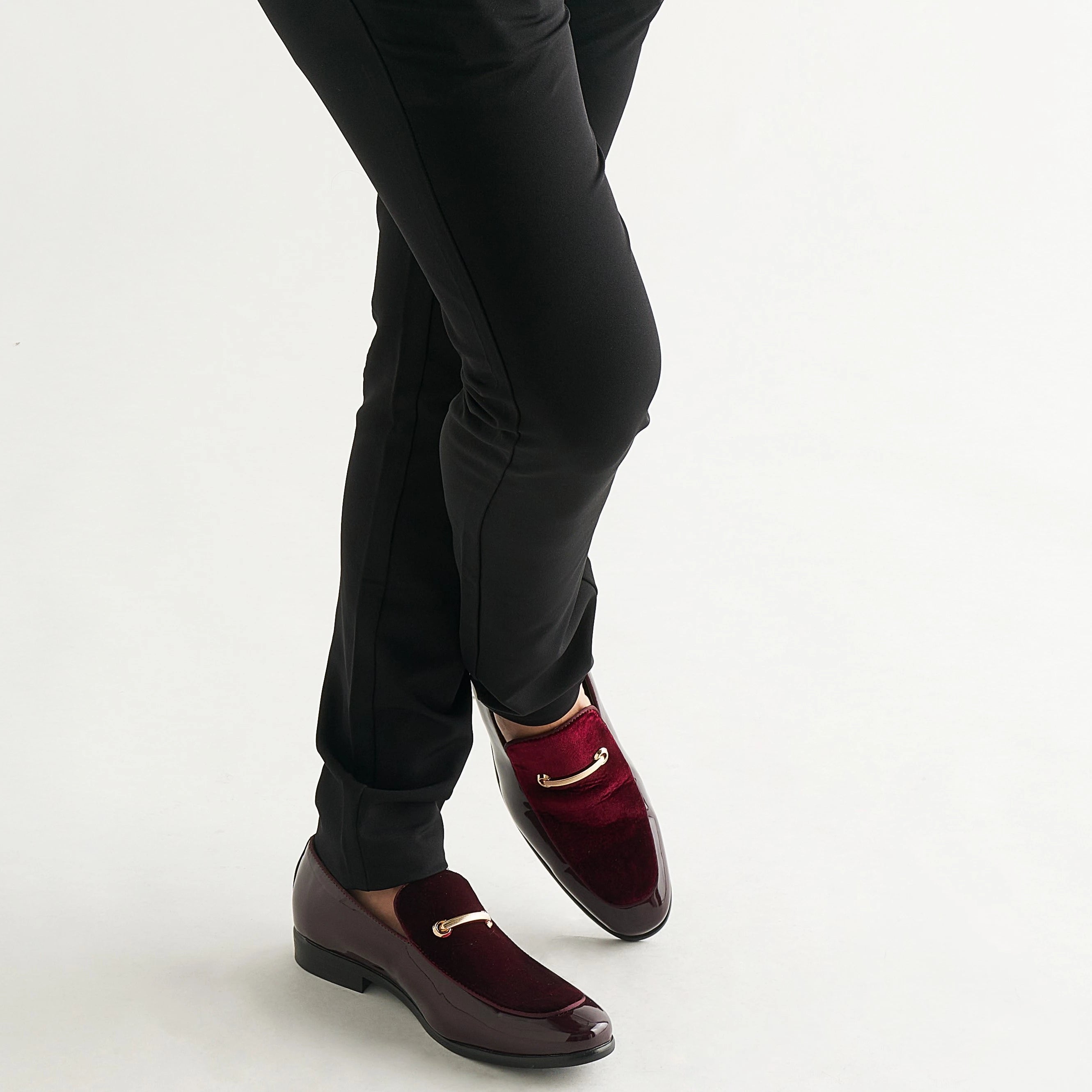 Burgundy Dress loafers | Andrew by Amali | Just Men`s Shoes Burgundy / 10.5 Burgundy Dress loafers | Andrew by Amali | Just Men`s Shoes Burgundy / 10.5