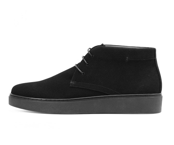 Black Suede Chukka Boots Men`s Desert Boots Amali Shoes – Just