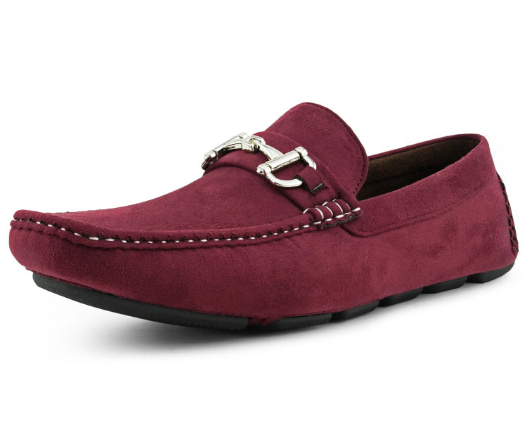 burgundy suede dress shoes Paul Parkman Men's Burgundy Suede & Black Patent Oxfords (ID#17BUR85) EU 46
