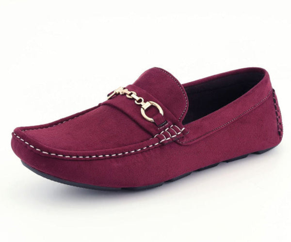 NEW AMALI men\'s ecker driving moccasins in burgundy Amazon.com | Amali Ecker, Mens Casual Shoes - Mens Loafers  main image 4