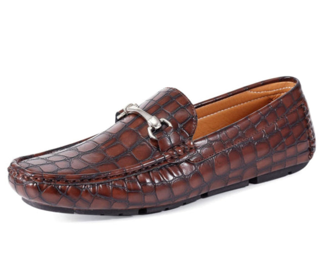 Crocodile Loafers | Casual Footwear | Just Men`s Shoes Brown / 10.5 Crocodile Loafers | Casual Footwear | Just Men`s Shoes Brown / 10.5