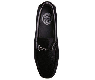 Roberto Embossed Velvet And Patent Driving Moccasin Driving Moccasins