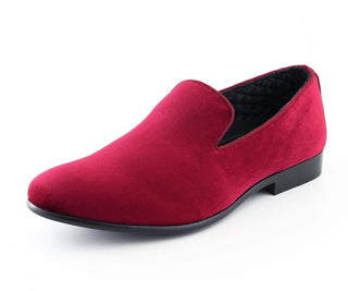 Velvet slippers for men best men's slip on dress shoes burgundy amali aries main