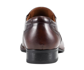 slip on brown loafers