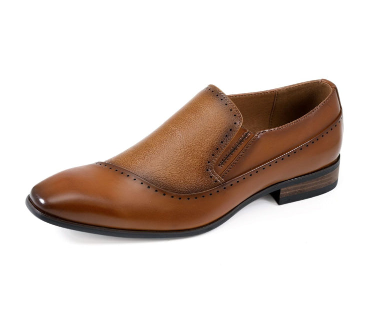 Men's Slip On Dress Shoes | Swift Shipping | Amali Shoes Tan / 7.5 Men's Slip On Dress Shoes | Swift Shipping | Amali Shoes Tan / 7.5