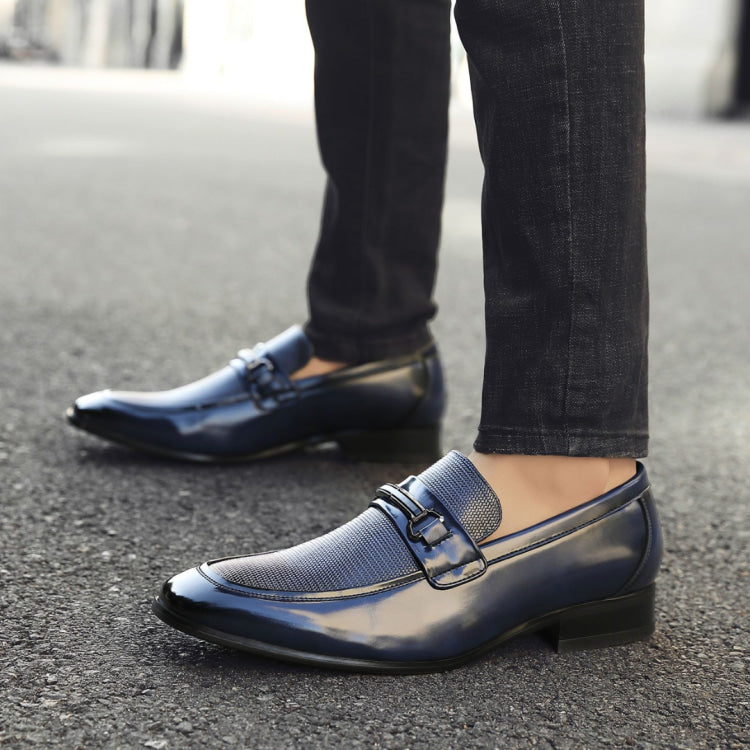 Navy Mens Slip On Dress Shoes | Amali | Just Mens Shoes Navy / 9.5 Navy Mens Slip On Dress Shoes | Amali | Just Mens Shoes Navy / 9.5