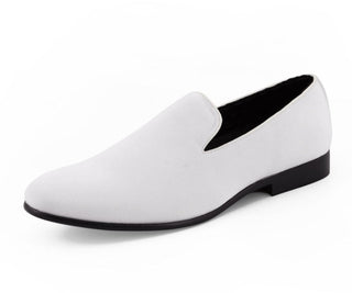 Men's White Dress Shoes, Handcrafted