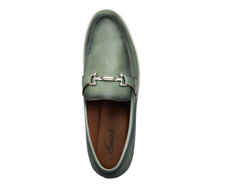 mens green loafers