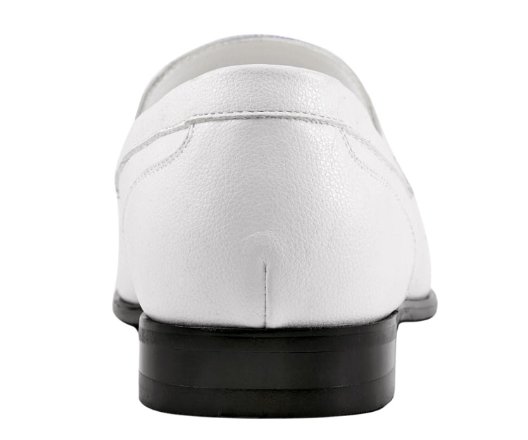 Mens White Loafers | Marco by Amali
