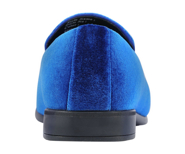 Velvet Loafers for Men | Brad by Amali | Just Men`s Shoes Royal / 13 Velvet Loafers for Men | Brad by Amali | Just Men`s Shoes Royal / 13