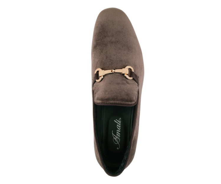 Brown Velvet Loafers | Smoking Style | Just Men`s Shoes Brown / 10.5 Brown Velvet Loafers | Smoking Style | Just Men`s Shoes Brown / 10.5