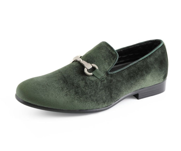 Green Velvet Loafers | Smoking Style | Just Men`s Shoes Green / 10.5 Green Velvet Loafers | Smoking Style | Just Men`s Shoes Green / 10.5