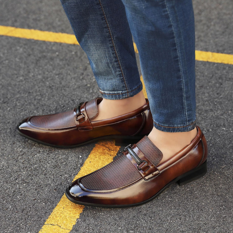 Gerald Mens Slip On Dress Shoes | Amali | Just Mens Shoes Brown / 10.5 Gerald Mens Slip On Dress Shoes | Amali | Just Mens Shoes Brown / 10.5