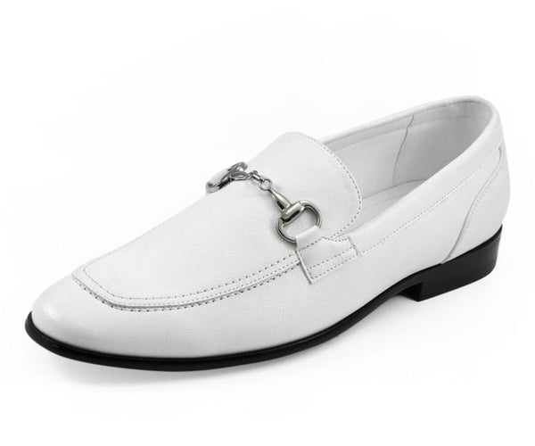 Mens White Loafers | Marco by Amali