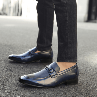 Blue Pop Men Loafer Shoes // Formal Shoe for Men//Party Wear Shoe + Stylish  Long Life Loafer Shoes for Men + Men Loafer Shoes // Mocassion Shoes for