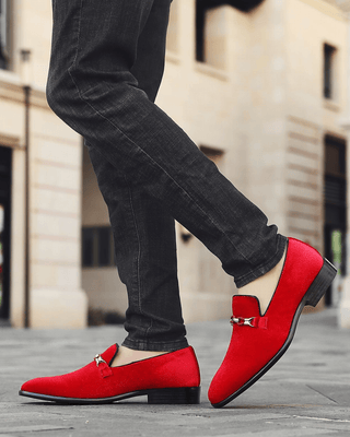 mens smoking slippers loafers dress shoes red amali aller