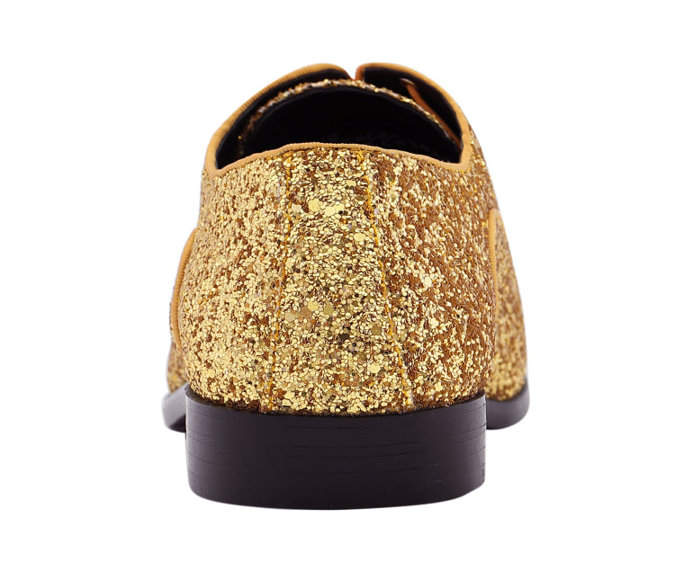 Gold Oxfords | Shine in Timeless Style | Amali Shoes Gold / 8 Gold Oxfords | Shine in Timeless Style | Amali Shoes Gold / 8