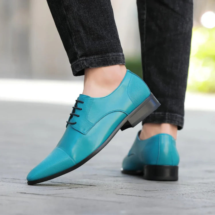 Teal Oxford Shoes | Russo by Amali | Just Men`s Shoes Teal / 12 Teal Oxford Shoes | Russo by Amali | Just Men`s Shoes Teal / 12