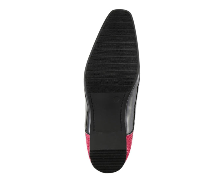 Black and Red Lace-Up Oxford Shoes | Tuxedo | Amali Ashton Black/Red / 13 Black and Red Lace-Up Oxford Shoes | Tuxedo | Amali Ashton Black/Red / 13