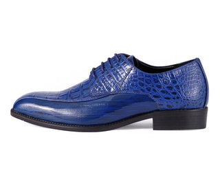 blue oxford shoes