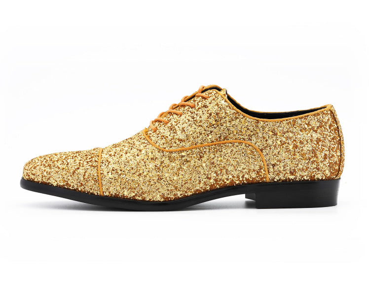 Gold Oxfords | Shine in Timeless Style | Amali Shoes Gold / 8 Gold Oxfords | Shine in Timeless Style | Amali Shoes Gold / 8