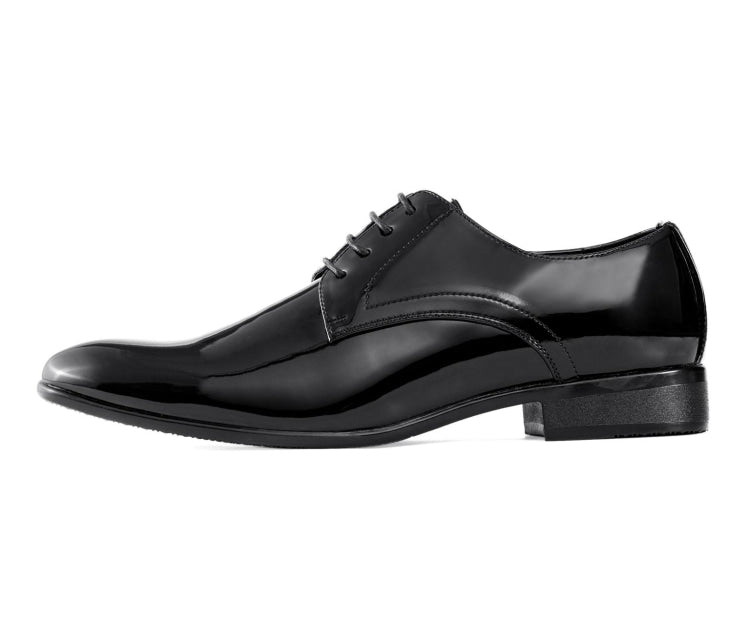 Black Derby Shoes | Men`s Shiny Fashion | Amali Shoes Black / 14 Black Derby Shoes | Men`s Shiny Fashion | Amali Shoes Black / 14