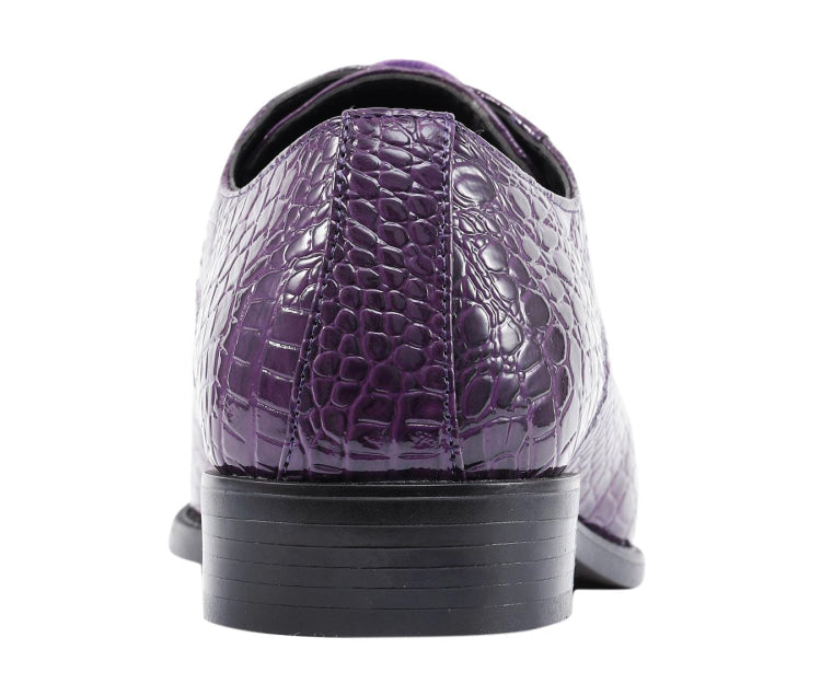 purple dress black shoes Purple Oxford Shoes | Harvey by Amali