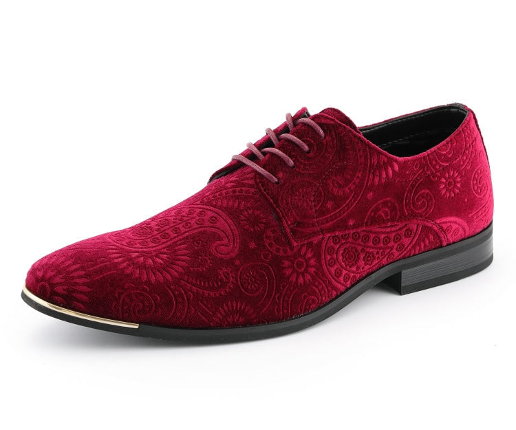 Mens Paisley Shoes | Amali Chadwick | Just Mens Shoes Burgundy / 10 Just Men's Shoes Mens Paisley Shoes | Amali Chadwick | Just Mens Shoes Burgundy / 10 Just Men's Shoes