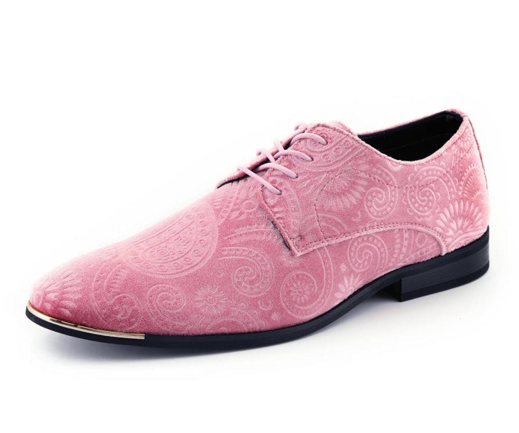 Mens Paisley Shoes | Amali Chadwick | Just Mens Shoes Pink / 8 Mens Paisley Shoes | Amali Chadwick | Just Mens Shoes Pink / 8