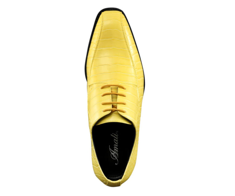 Yellow Dress Shoes | Harvey by Amali | Just Mens Shoes Yellow / 10.5 Yellow Dress Shoes | Harvey by Amali | Just Mens Shoes Yellow / 10.5