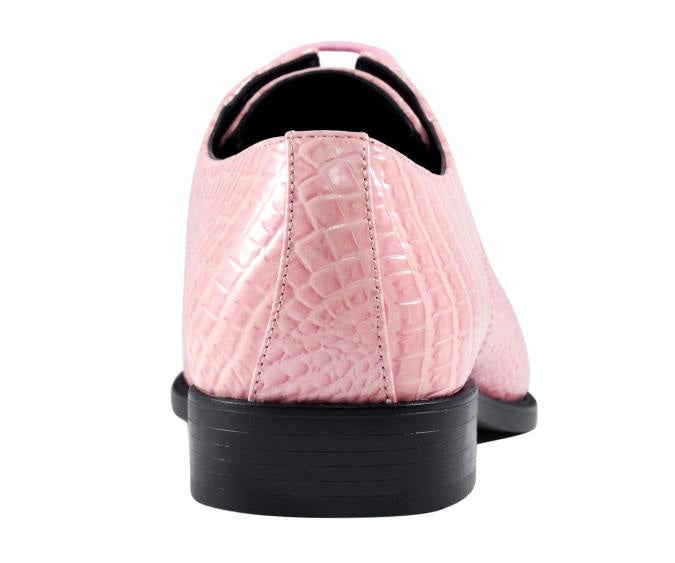 Pink Oxford Shoes | Fast Shipping | Just Mens Shoes Pink / 8 Pink Oxford Shoes | Fast Shipping | Just Mens Shoes Pink / 8