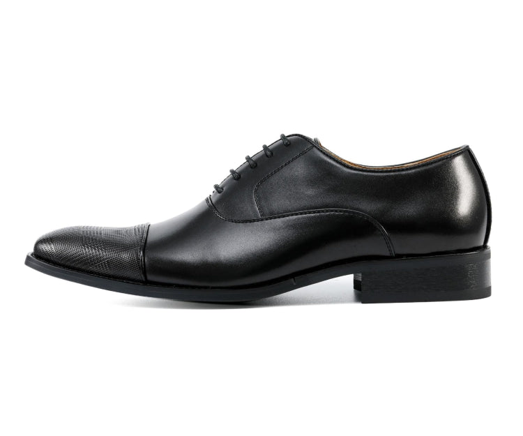 Oxfords | Conrad Black by Amali Black / 10.5 Just Men's Shoes Amali Men's Shoes Boost All Oxfords | Conrad Black by Amali Black / 10.5 Just Men's Shoes Amali Men's Shoes Boost All