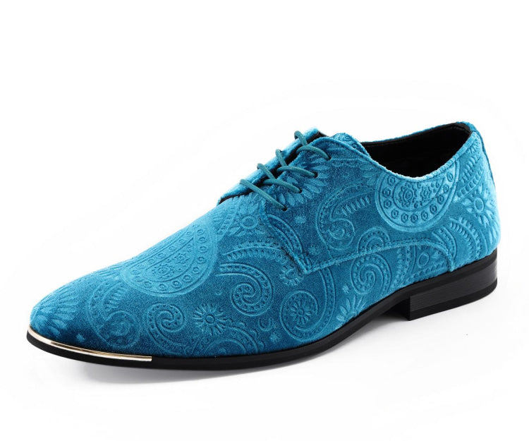 Turquoise Dress Shoes | Chadwick by Amali | Just Mens Shoes Turquoise / 7.5 Turquoise Dress Shoes | Chadwick by Amali | Just Mens Shoes Turquoise / 7.5