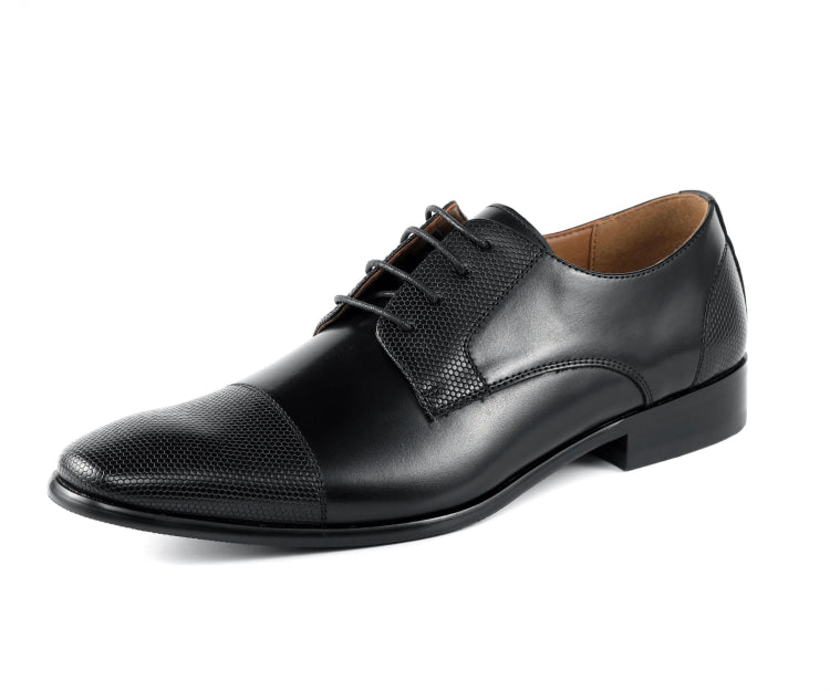Black Cap Toe Oxfords | Russo by Amali Black Cap Toe Oxfords | Russo by Amali