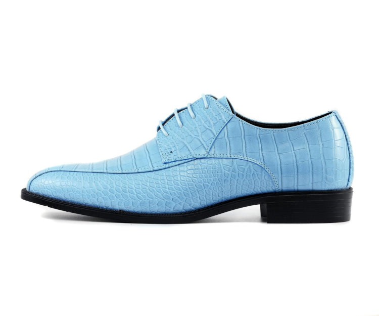 Sky Blue Dress Shoes | Harvey by Amali | Just Mens Shoes Sky / 8 Sky Blue Dress Shoes | Harvey by Amali | Just Mens Shoes Sky / 8