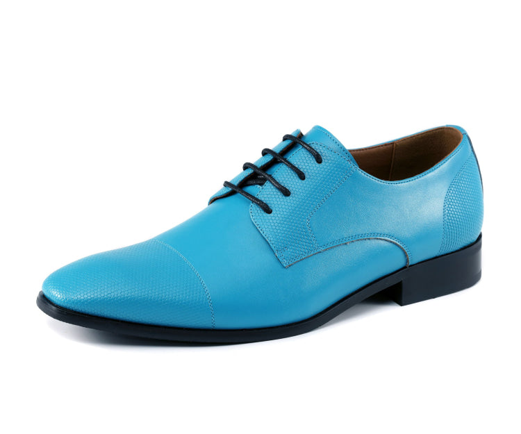 Teal Oxford Shoes | Russo by Amali | Just Men`s Shoes Teal / 12 Teal Oxford Shoes | Russo by Amali | Just Men`s Shoes Teal / 12