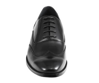 black wingtip shoes