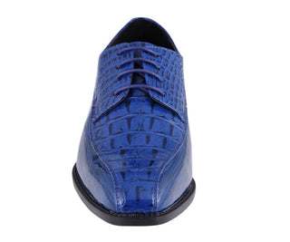 blue oxford shoes